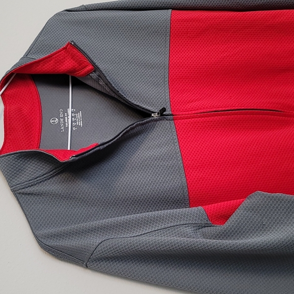 Lands End light zip up - Picture 3 of 6